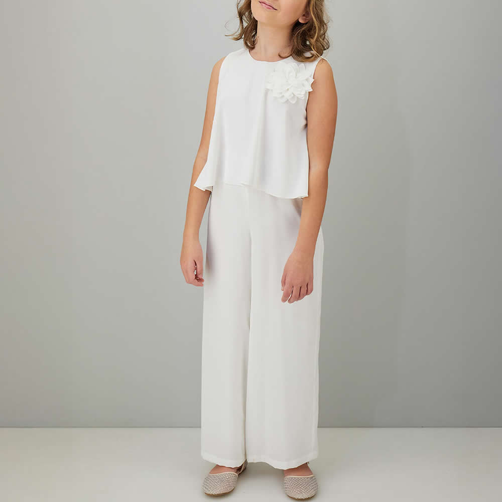 Image of JUMPSUIT CERIMONIA TINTA UNITA 4G772 RAGAZZA IDO