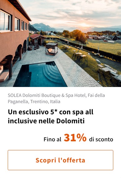 Un esclusivo 5* con spa all inclusive nelle Dolomiti