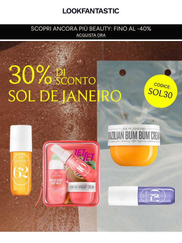 Sol de Janeiro | 30% di sconto - offerta esclusiva!