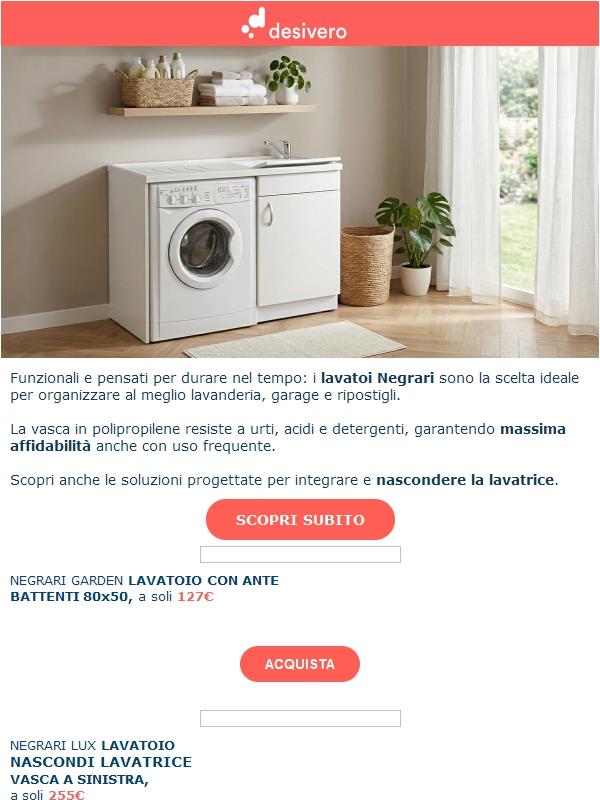 Negrari: la soluzione per una lavanderia più ordinata