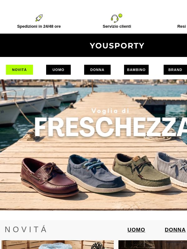 VOGLIA DI FRESCHEZZA su YOUSPORTY