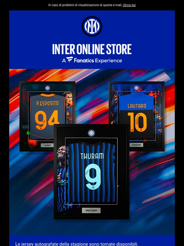 Le maglie autografate della stagione sono tornate ⚫🔵