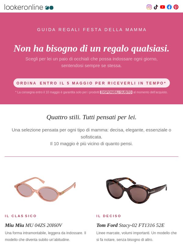 🌸 Il regalo che merita, fino al 40% in meno