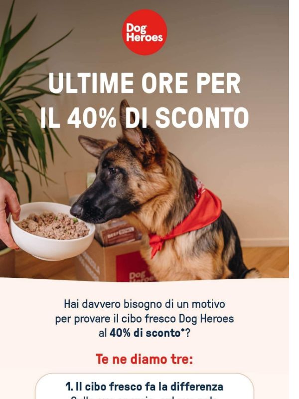 📞Ultime ore: -40% solo fino a mezzanotte