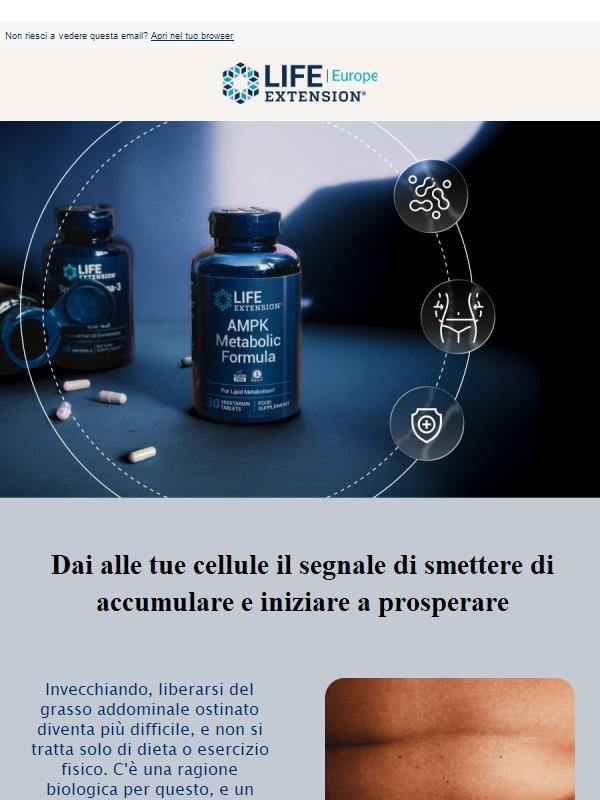 Brucia il grasso accumulato, non solo calorie