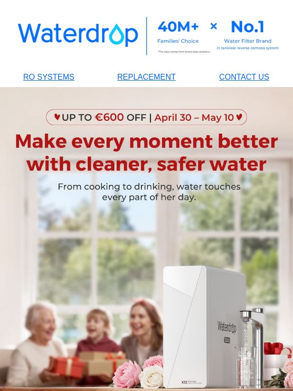 I risparmi per la festa della mamma iniziano ora