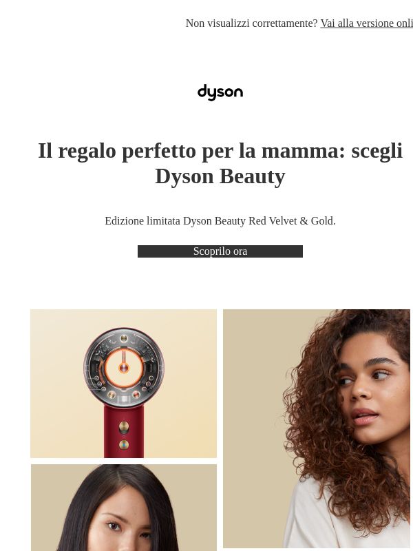 Il regalo perfetto per la mamma: scegli Dyson Beauty