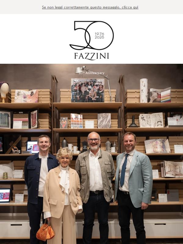 Dal disegno al tessuto, 50 anni di storia Fazzini ❤️