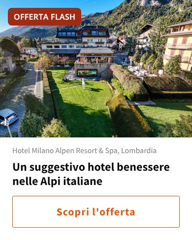 Un suggestivo hotel benessere nelle Alpi italiane