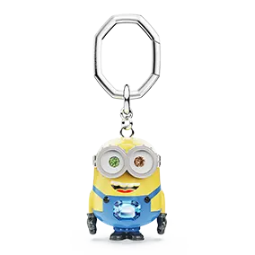 Portachiavi Minions Bob, Multicolore, Acciaio inossidabile