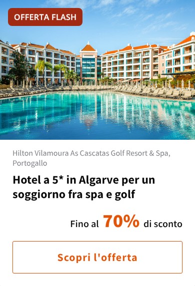Hotel a 5* in Algarve per un soggiorno fra spa e golf