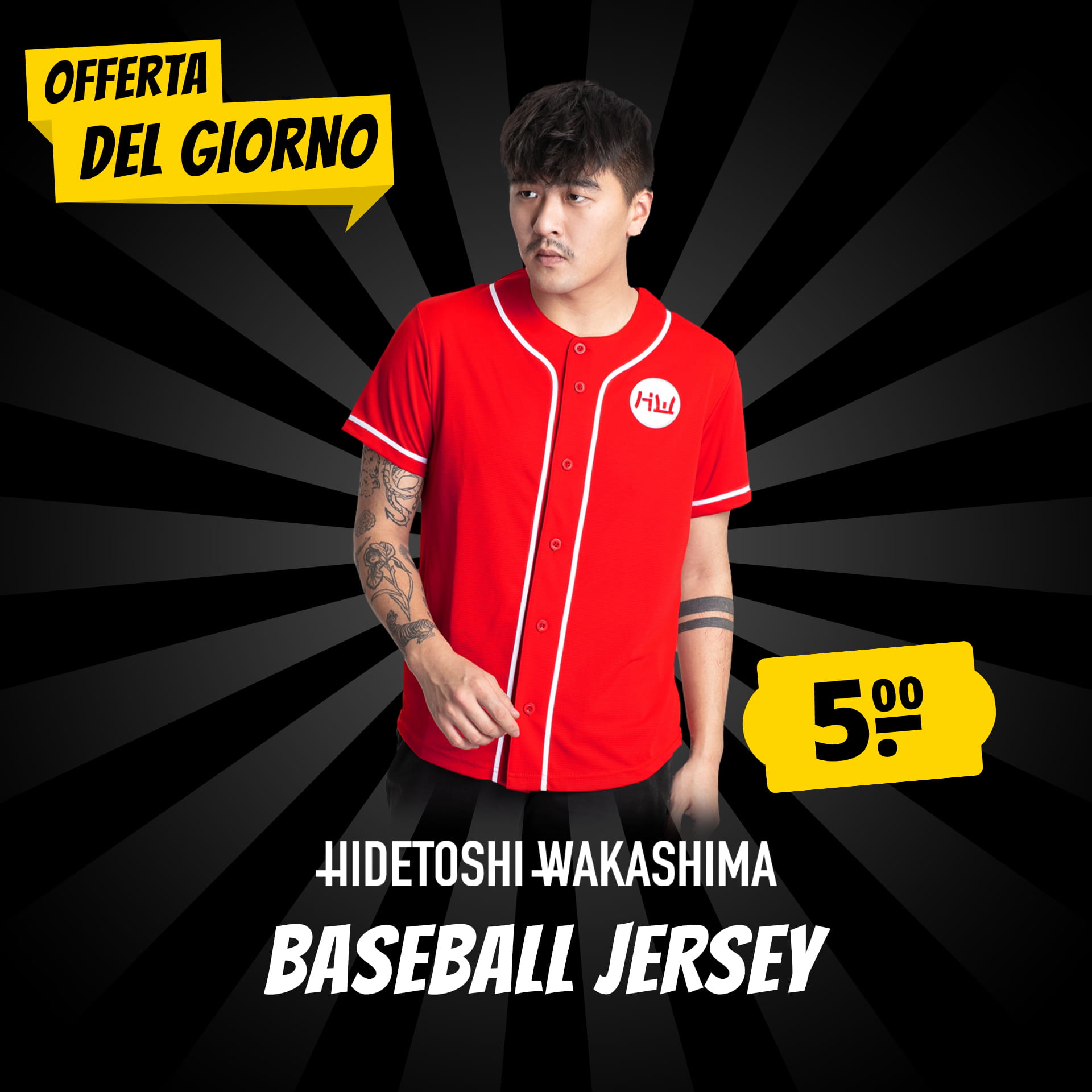 hidetoshi wakashima bc kiyota uomo palla da baseball maglia