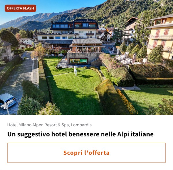 Un suggestivo hotel benessere nelle Alpi italiane