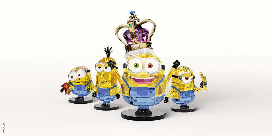 Creazioni in cristallo a tema Minions