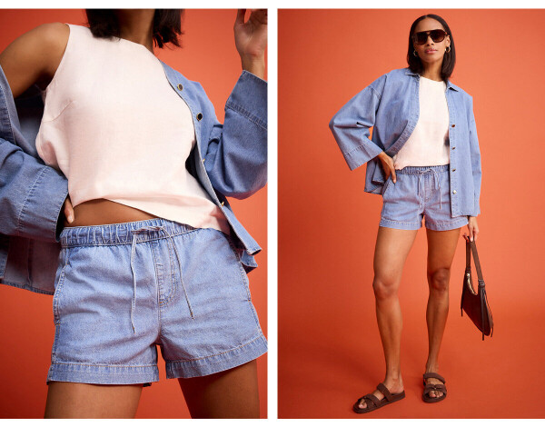 Shorts di jeans >