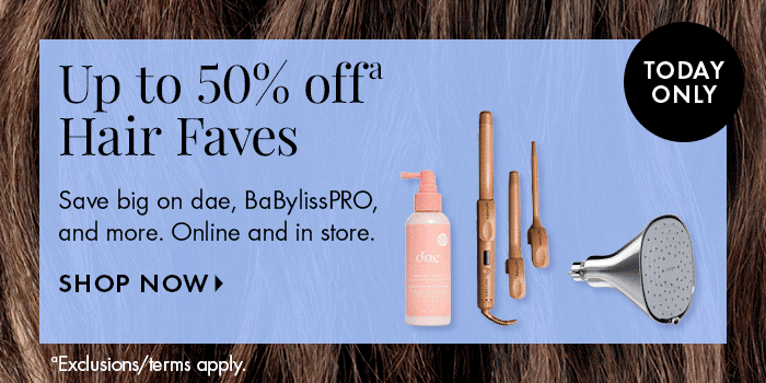 50% off Hair Faves