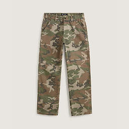 Drill Chore Carpenter Loose Denim Pants