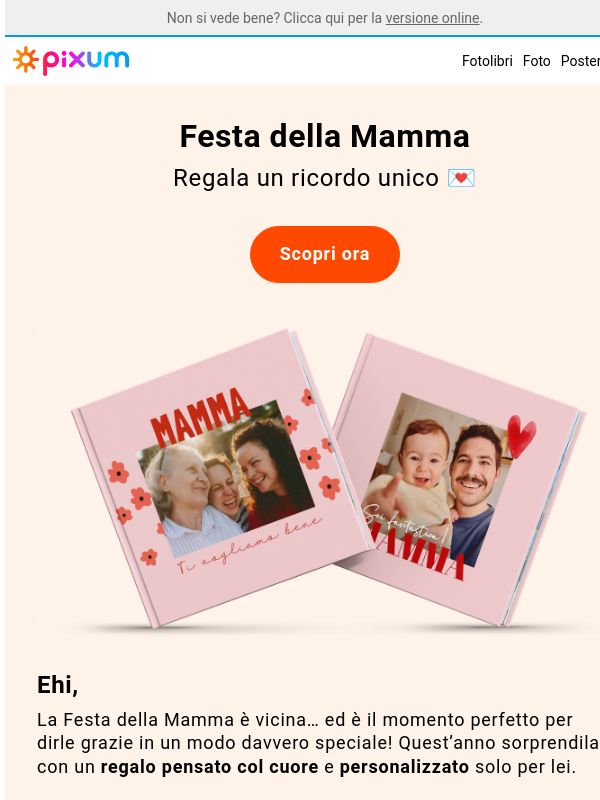 La Festa della Mamma è vicina, ordina ora 💕