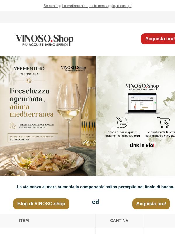 🌊 VINOSO | Vermentino: Note di limone, cedro e pompelmo sono indicatori chiave del profilo varietale
