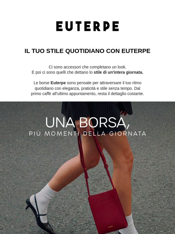 Una borsa, più momenti della giornata ✨