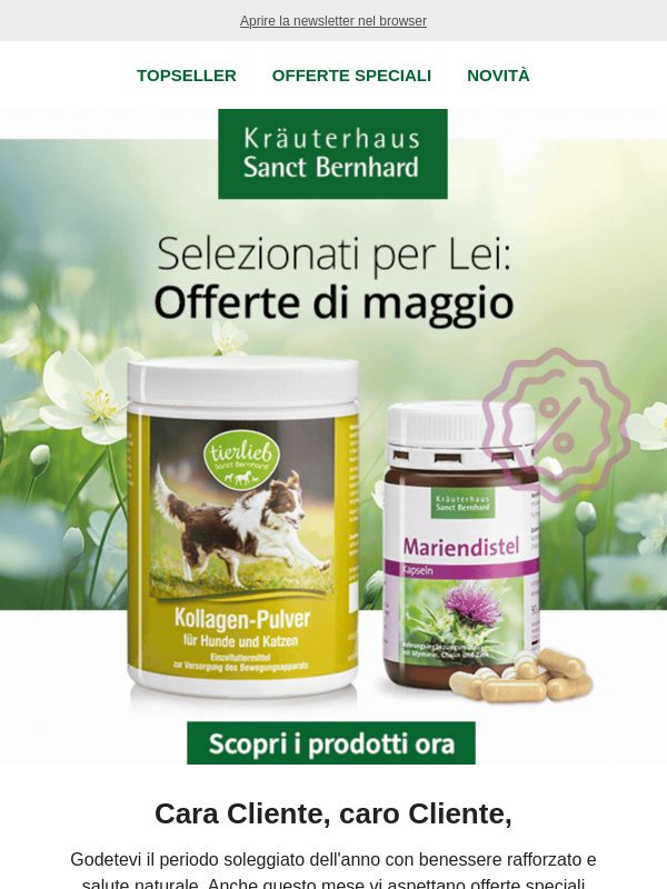 Offerte di maggio