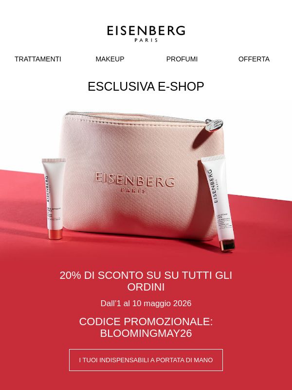 –20% sui tuoi indispensabili di stagione