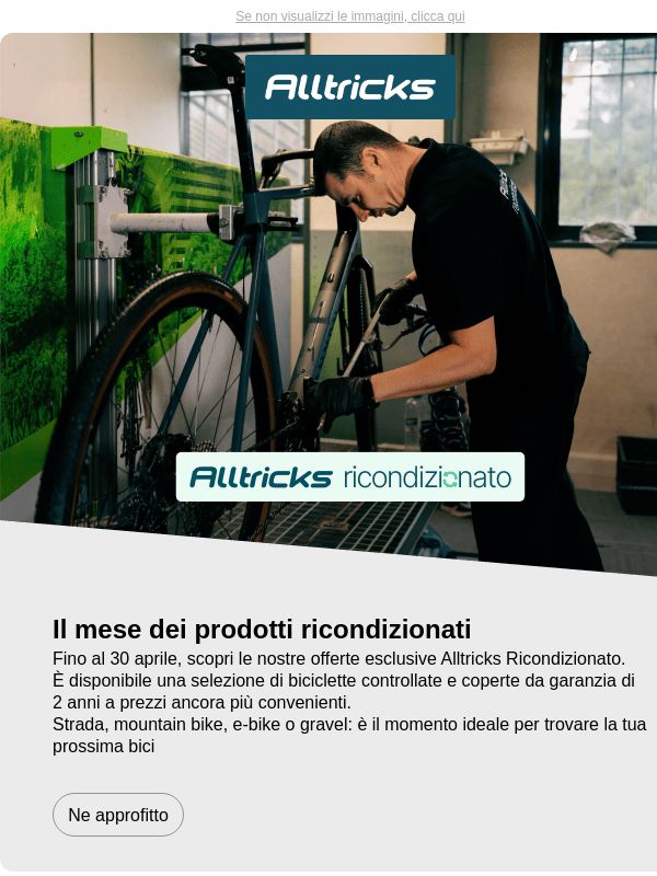 Il mese dei prodotti ricondizionati: tornano le belle giornate, e tornano anche i prezzi vantaggiosi!
