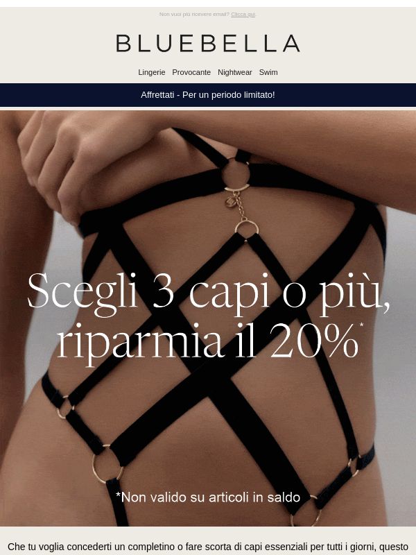 Accesso esclusivo alla nostra offerta