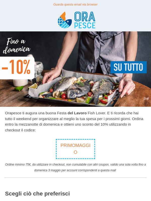 Buon Primo Maggio, Fish Lover 🌷