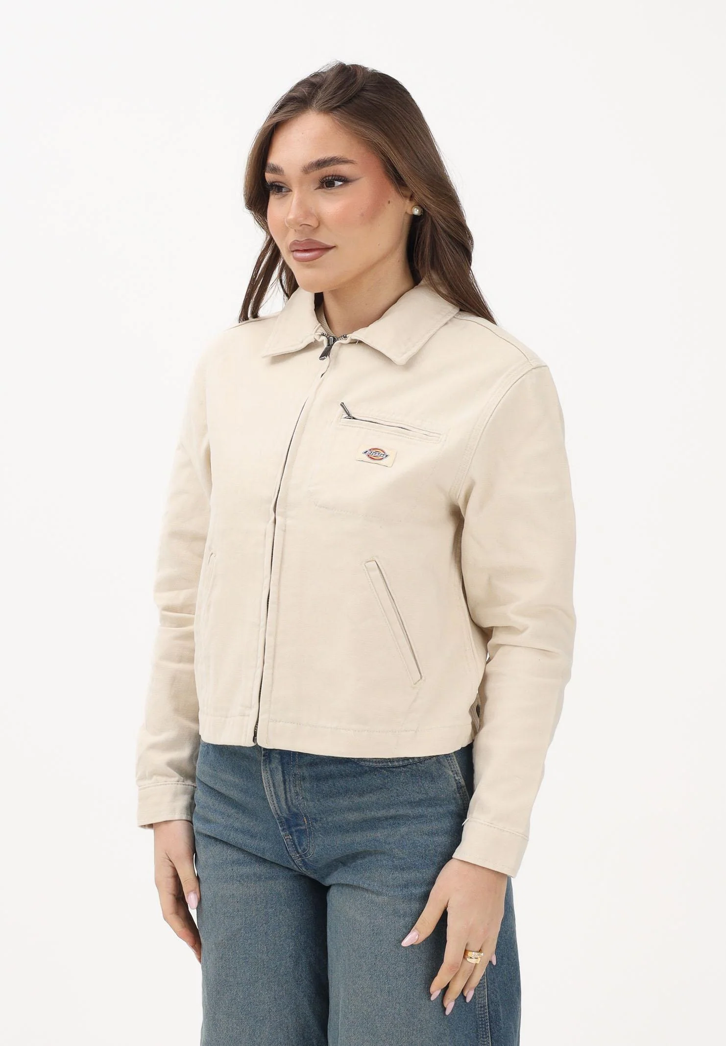 Image of DICKIES Giacca UNLINED CANVAS PAINTER beige da donna