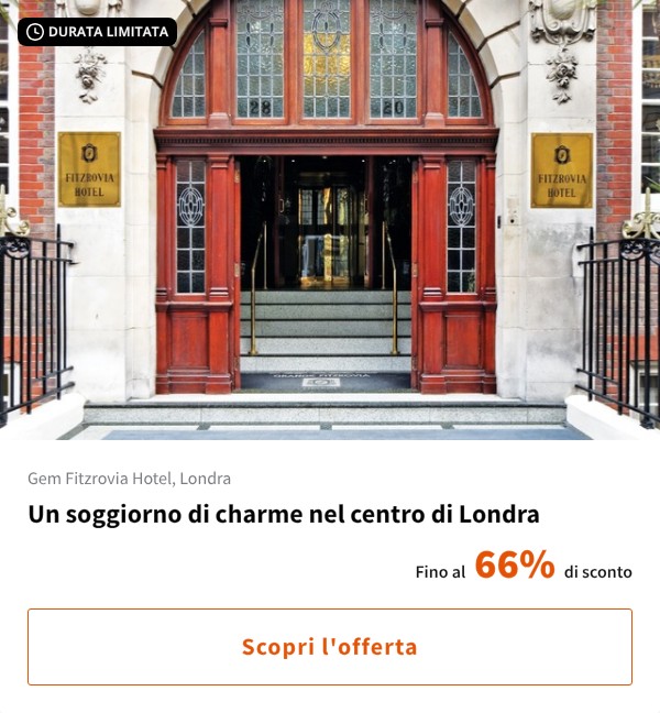 Un soggiorno di charme nel centro di Londra
