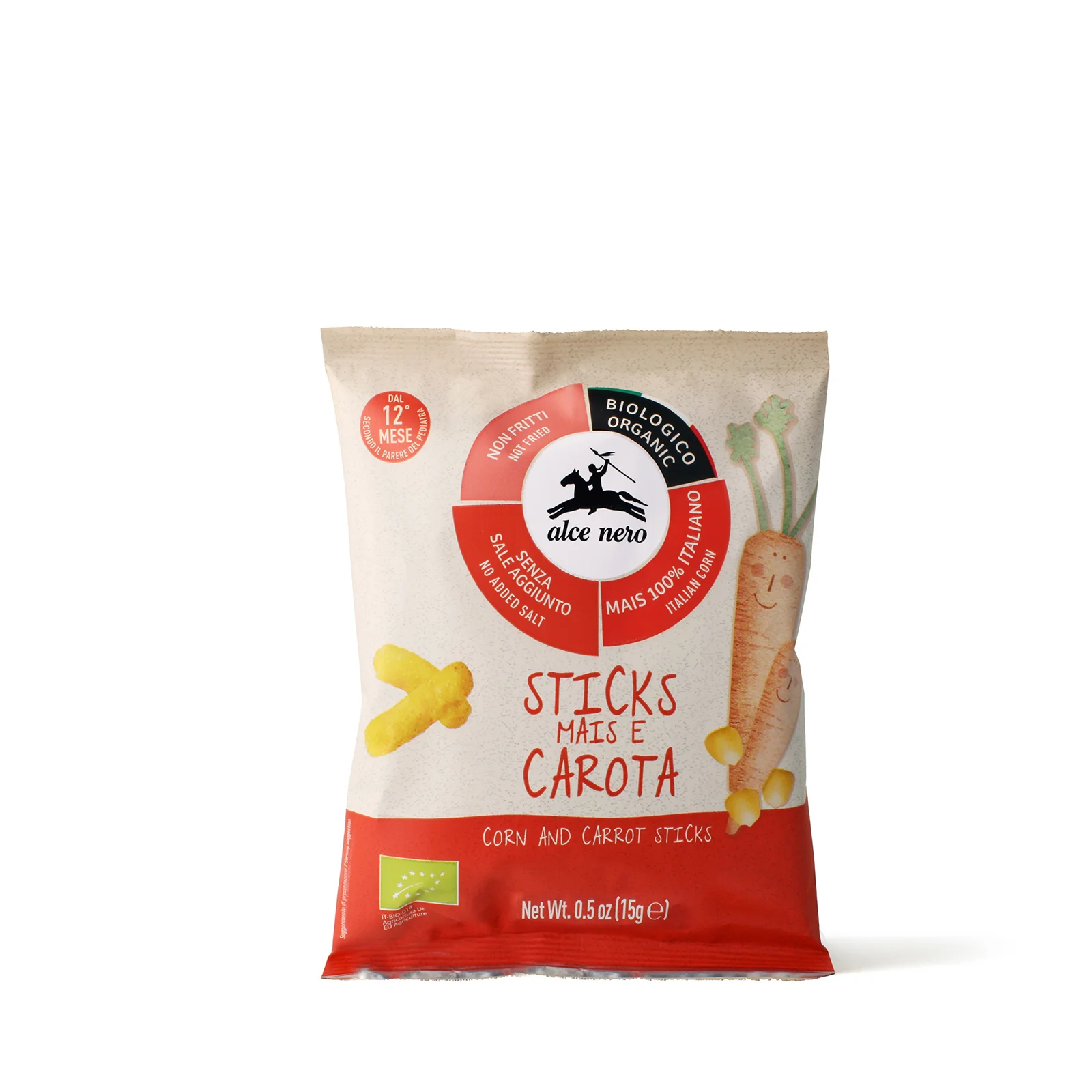 Image of Sticks mais e carota biologici