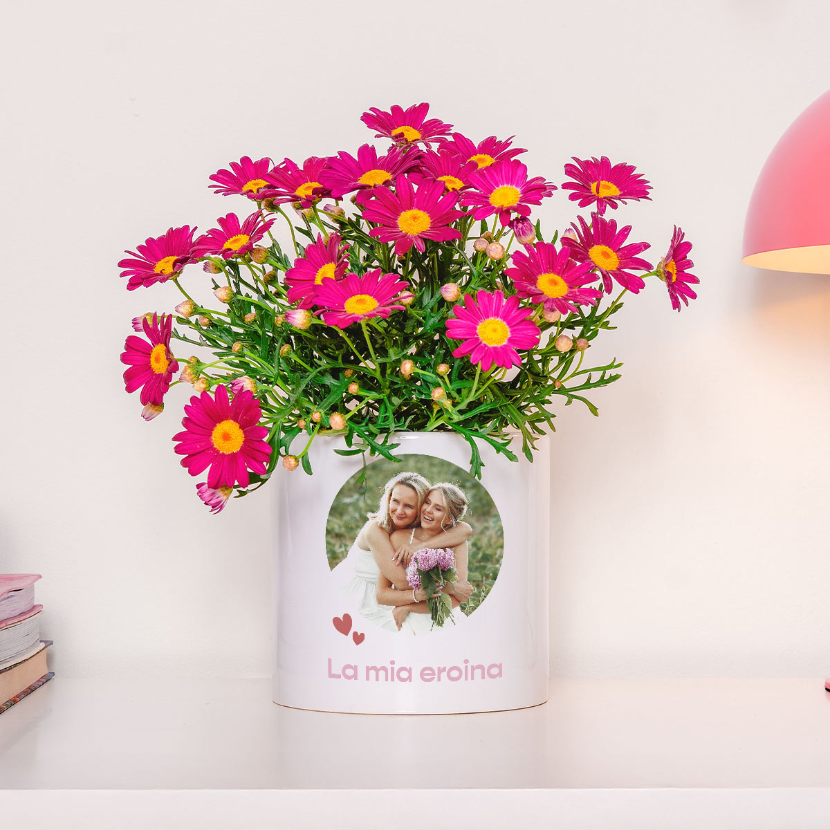 Image of Vaso per Piante Personalizzato con Foto e Testo