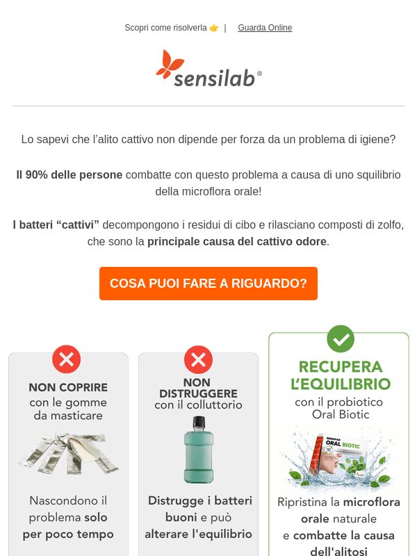 Questo è il vero motivo dell'alitosi