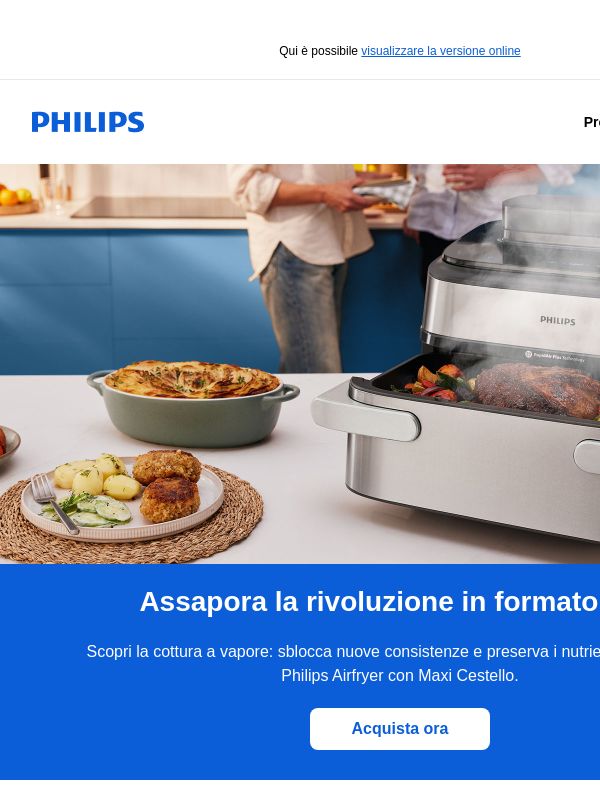 Scopri la nuova Airfryer XXL con cottura a vapore ✨