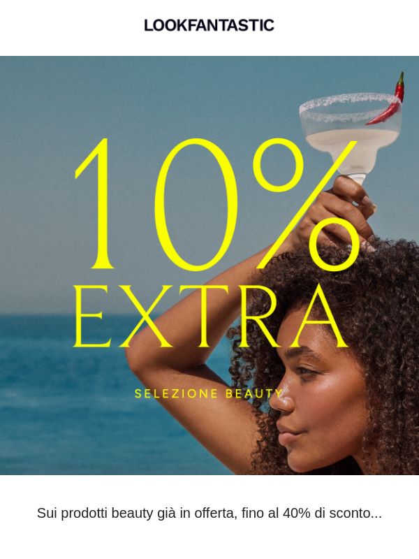 10% EXTRA solo oggi!