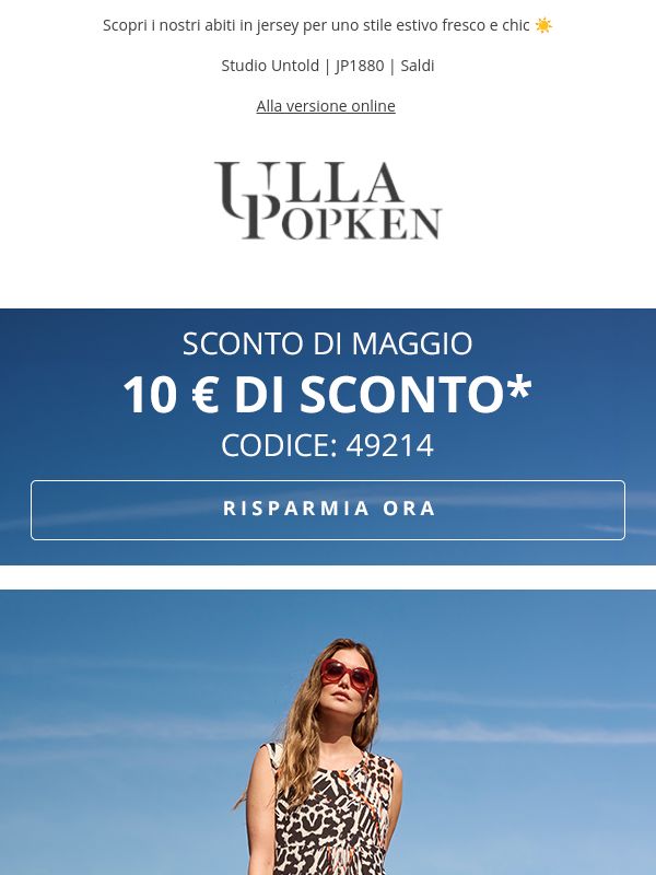 10 € in regalo per te 😍 Solo per poco!