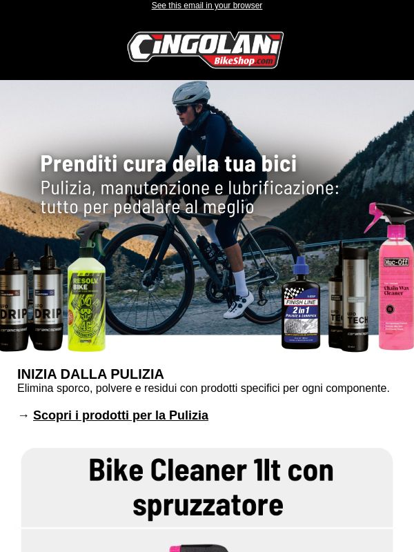 Prenditi cura della tua bici 🚴‍♂️