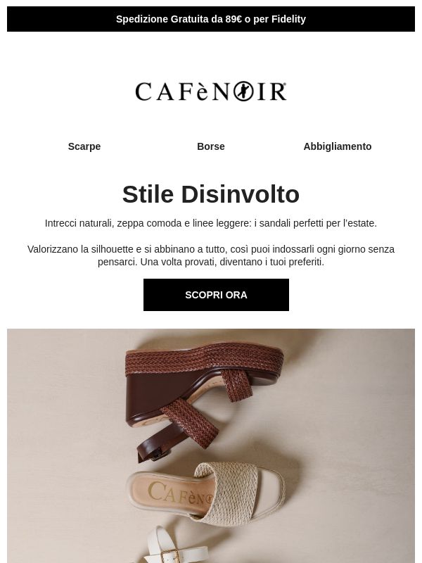 Questi sandali non vorrai più toglierli. Scoprili ora.