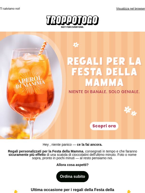 La Festa della Mamma si avvicina – hai già pensato a qualcosa? 👀