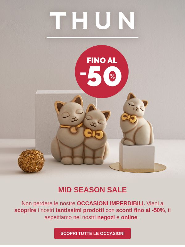 SCONTI -50% Approfittane subito 🔝