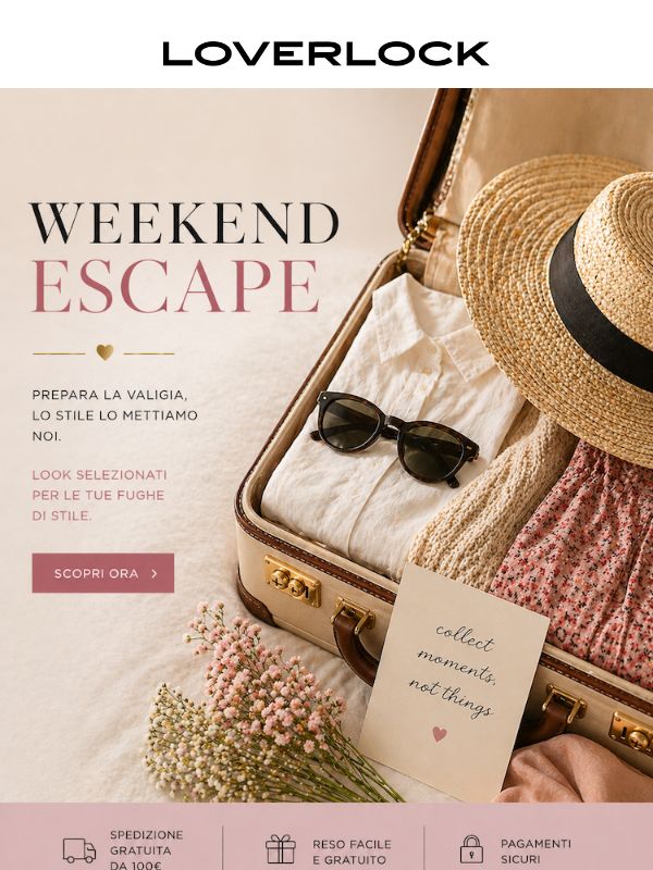 Fuga nel weekend? Abbiamo la selezione per te! 🌸