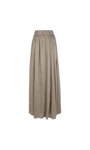Aria linen long skirt