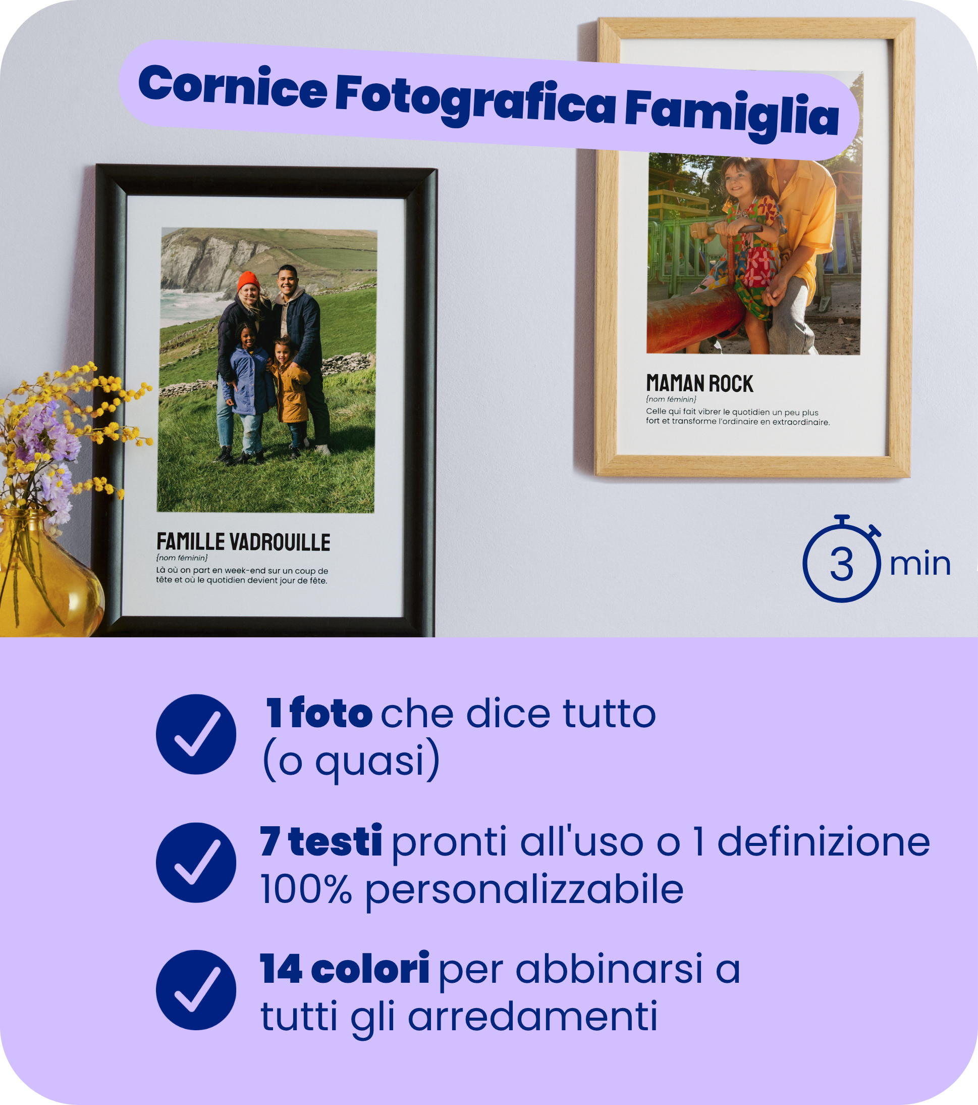 Cornice Fotografica Famiglia