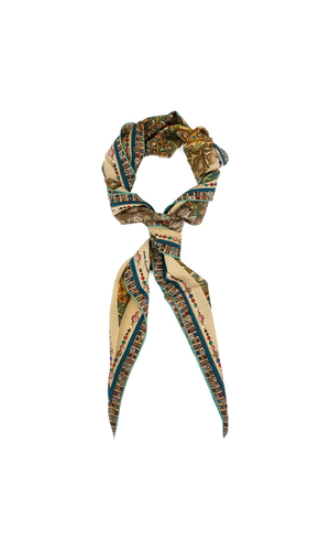 Printed silk scarf