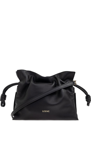 Flamenco mini leather clutch