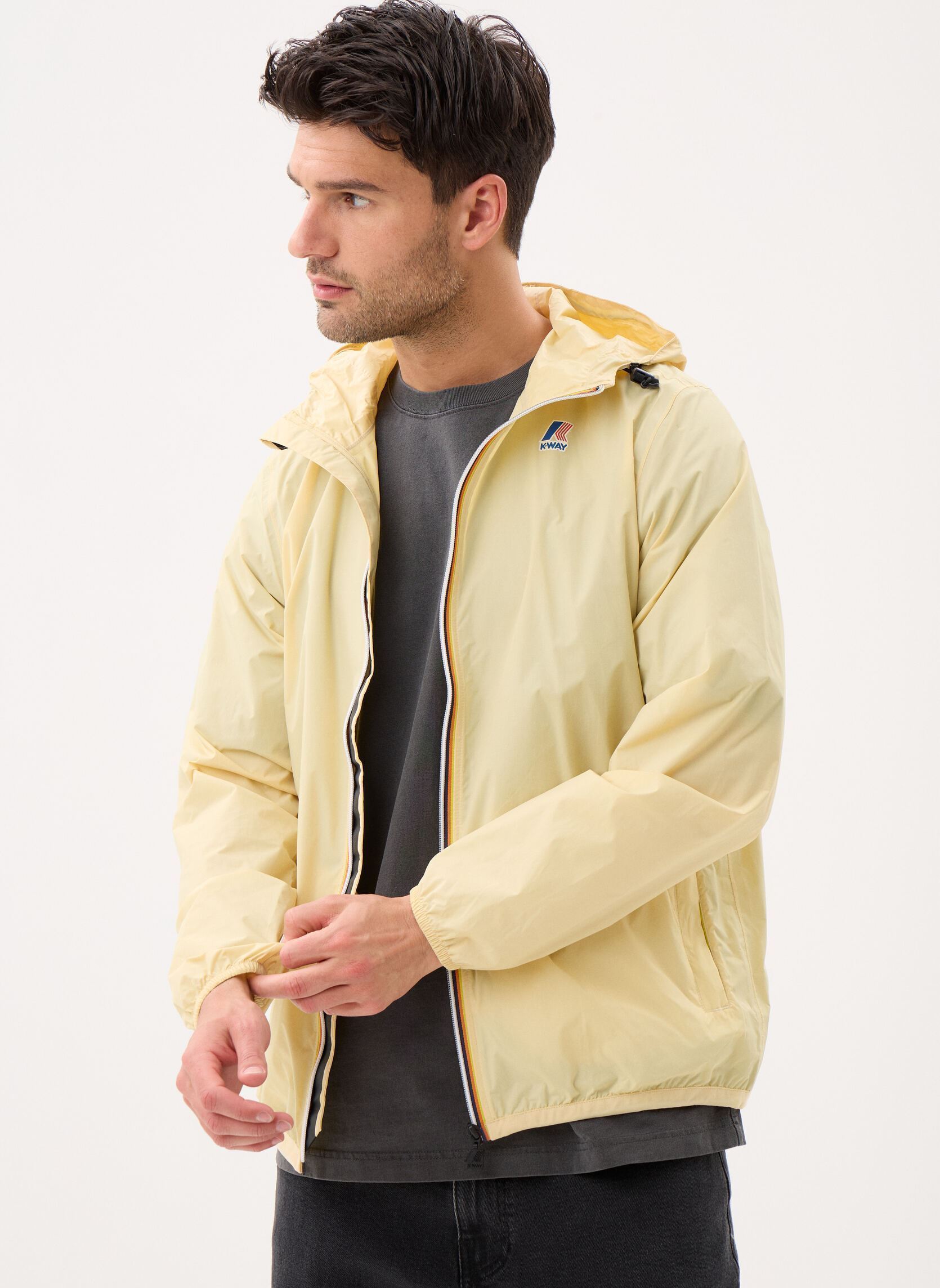 K-Way Vestes imperm&eacute;ables LE VRAI 4.0 CLAUDE - Unisexe M homme beige