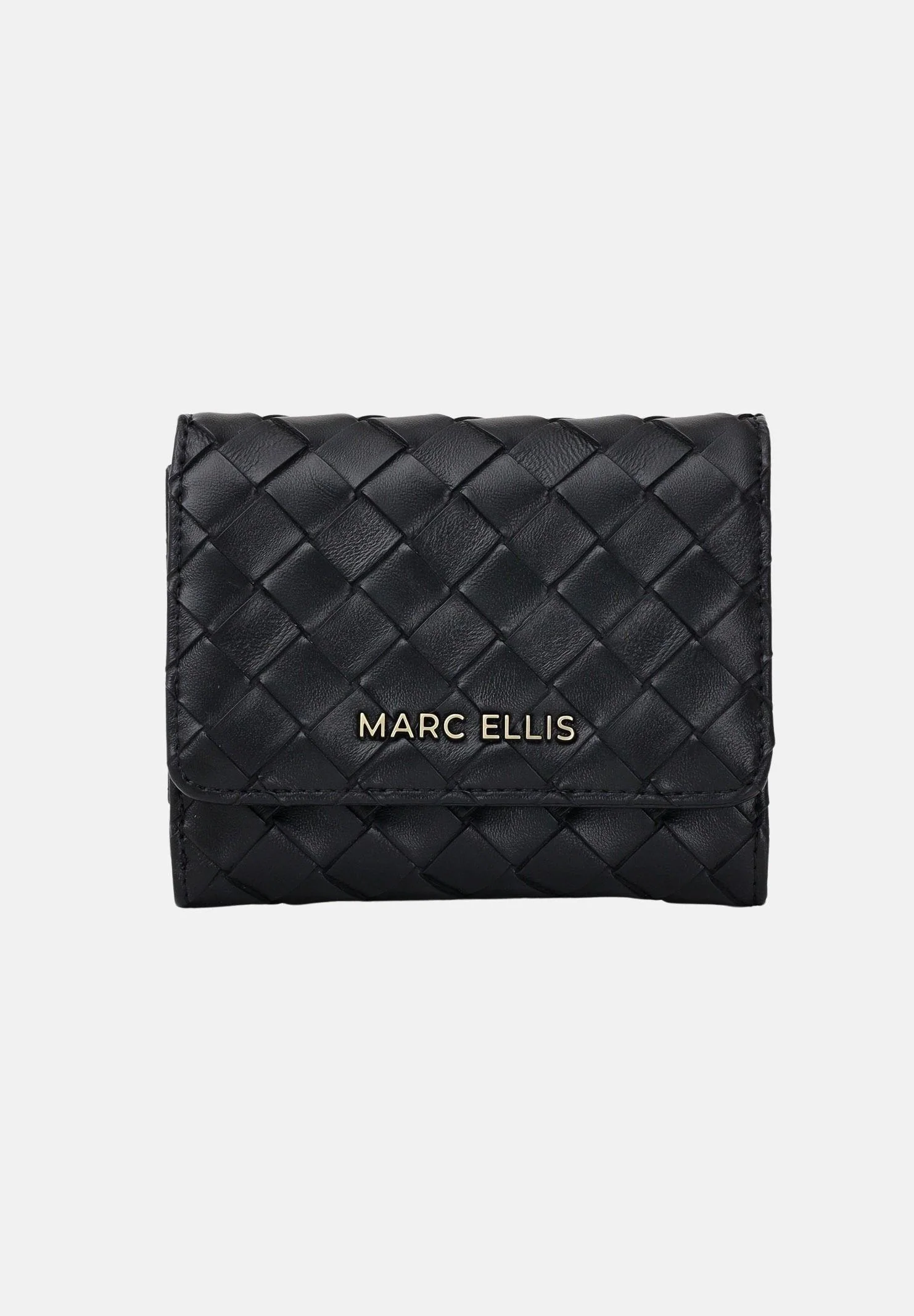 Image of MARC ELLIS Portafogli Soko Plait nero da donna