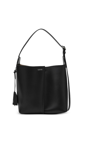 Bilbao medium leather bucket bag
