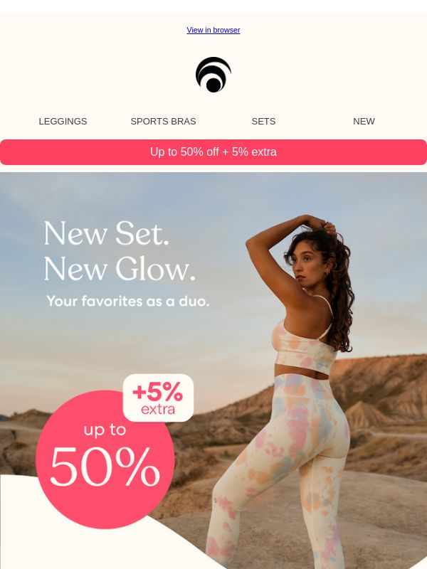 Ready, set, glow – sets in the sale! 💕